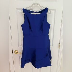 Blue Adrianna papell dress